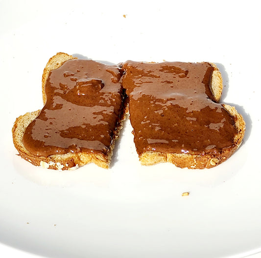 Milk Chocolate Hazelnut Spread on toast