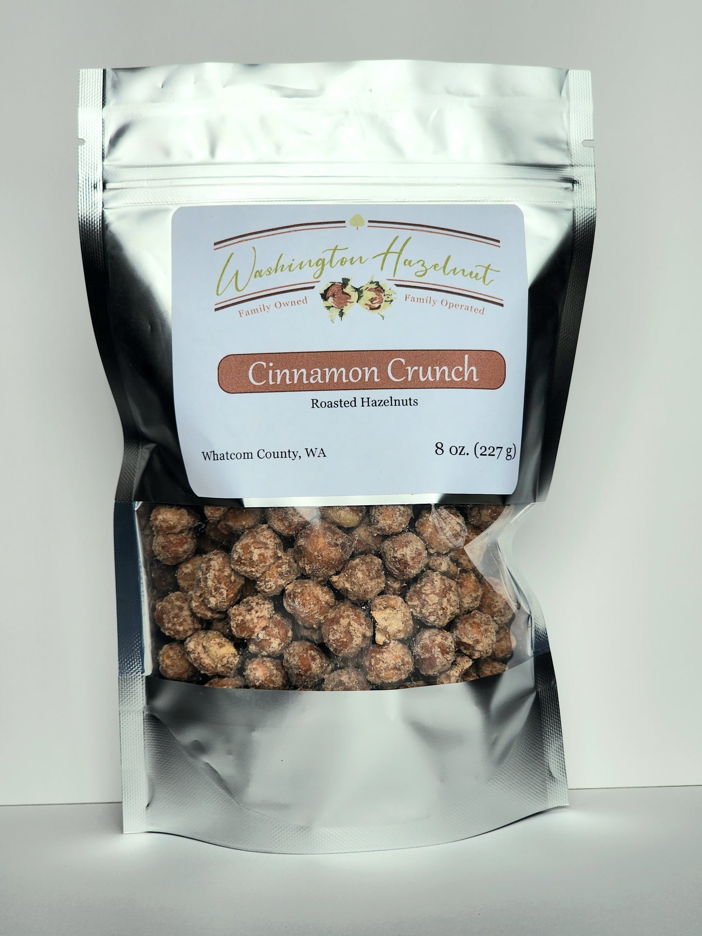 Cinnamon Crunch Hazelnuts Bag Front
